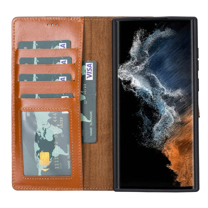 Samsung S23 Series Detachble Leather Magic Wallet Case