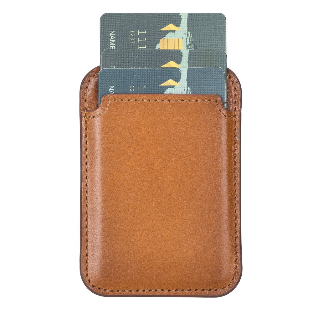 Maggy Genuine Leather Magnetic Card Holder