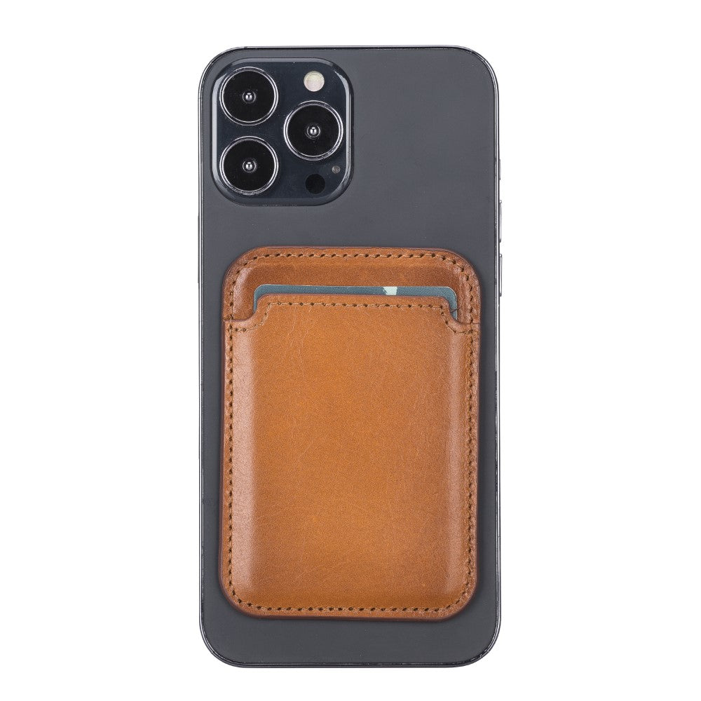 Maggy Genuine Leather Magnetic Card Holder