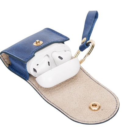 Maui Snap AirPods 1st and 2nd Generation Genuine Leather Case with Hook