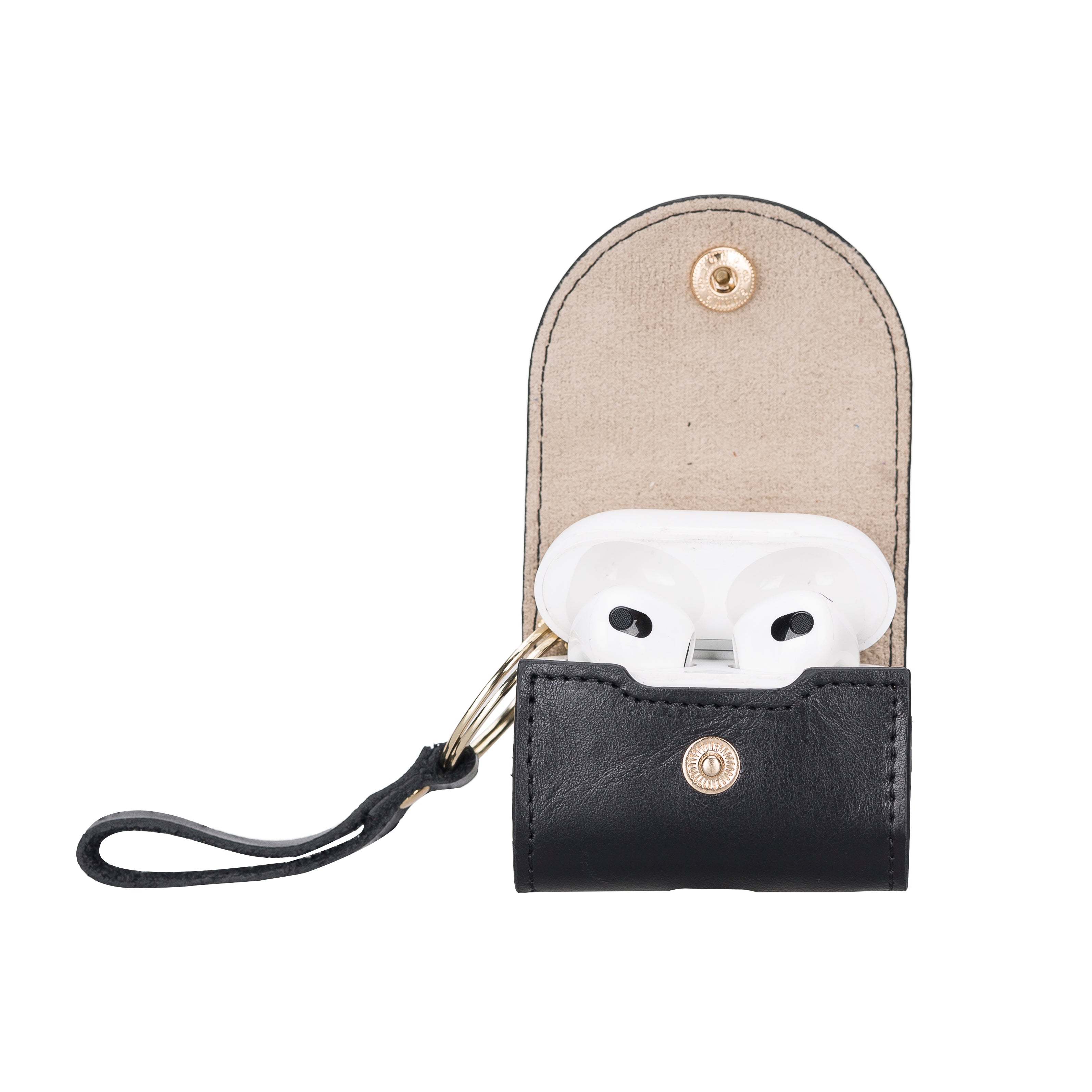 Maui Snap AirPods 4th and 3rd Gen Genuine Leather Case