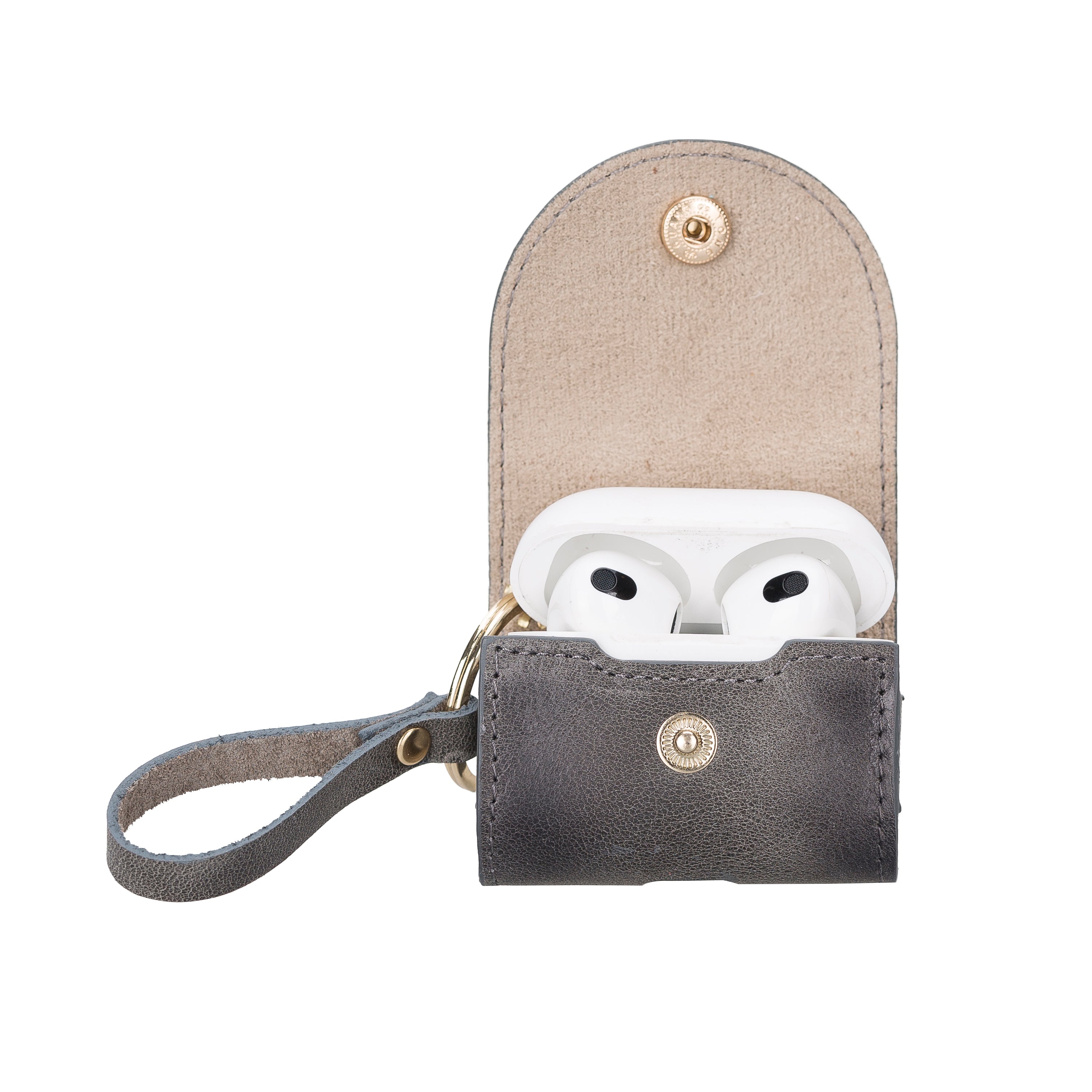 Maui Snap AirPods 4th and 3rd Gen Genuine Leather Case