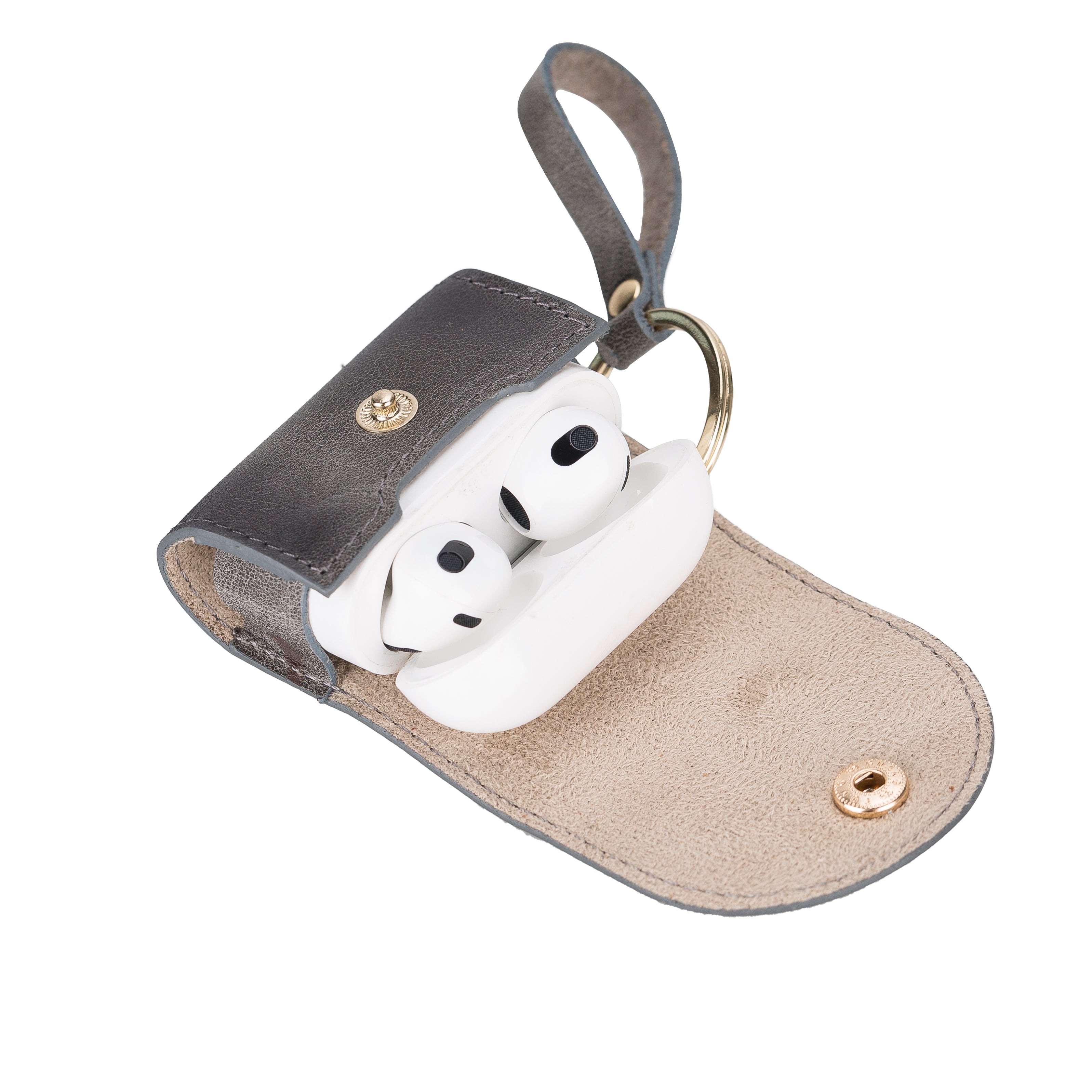 Maui Snap AirPods 4th and 3rd Gen Genuine Leather Case