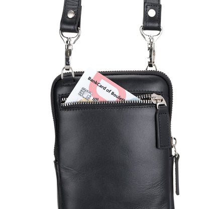 Synera Leather Crossbody Bag