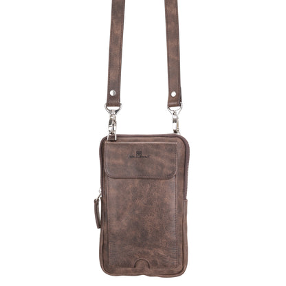 Synera Leather Crossbody Bag