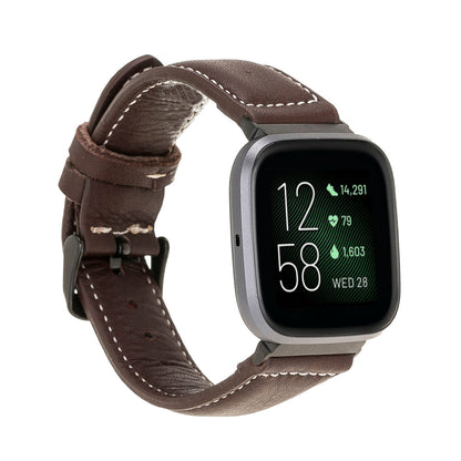 Classic Stitched Style Leather Apple Watch Bands