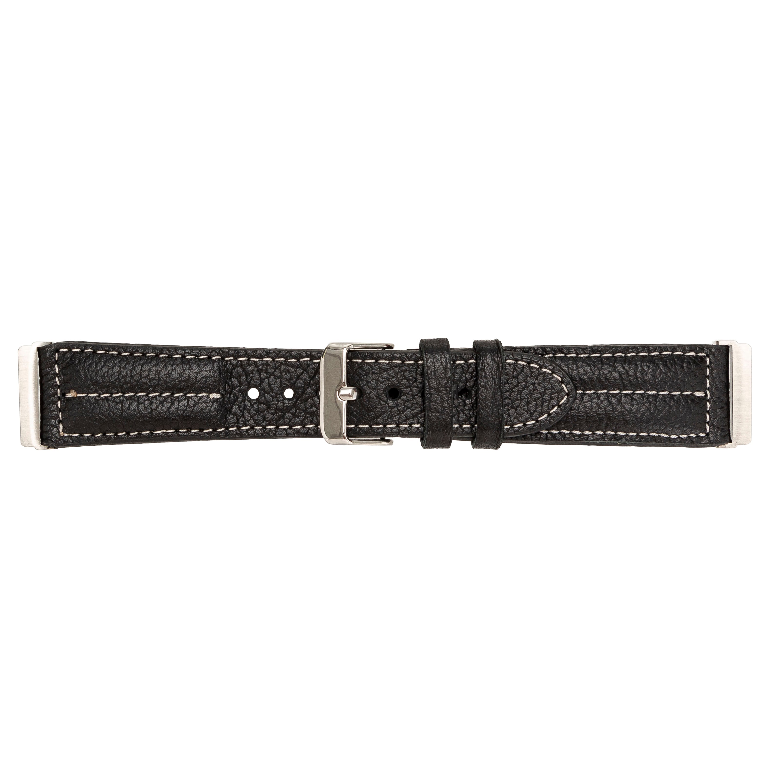Double Stitched Style Leather Apple Watch Bands