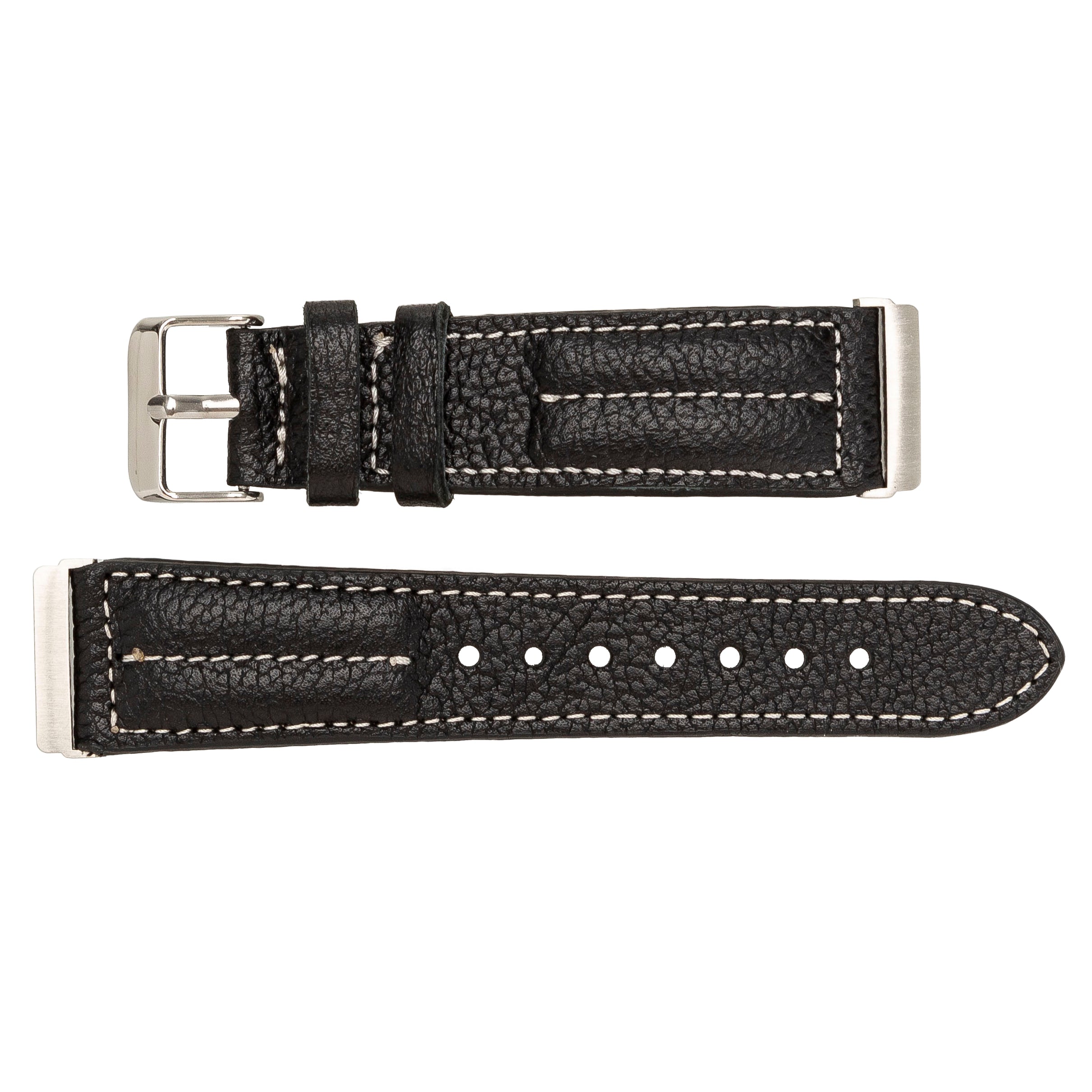 Double Stitched Style Leather Apple Watch Bands