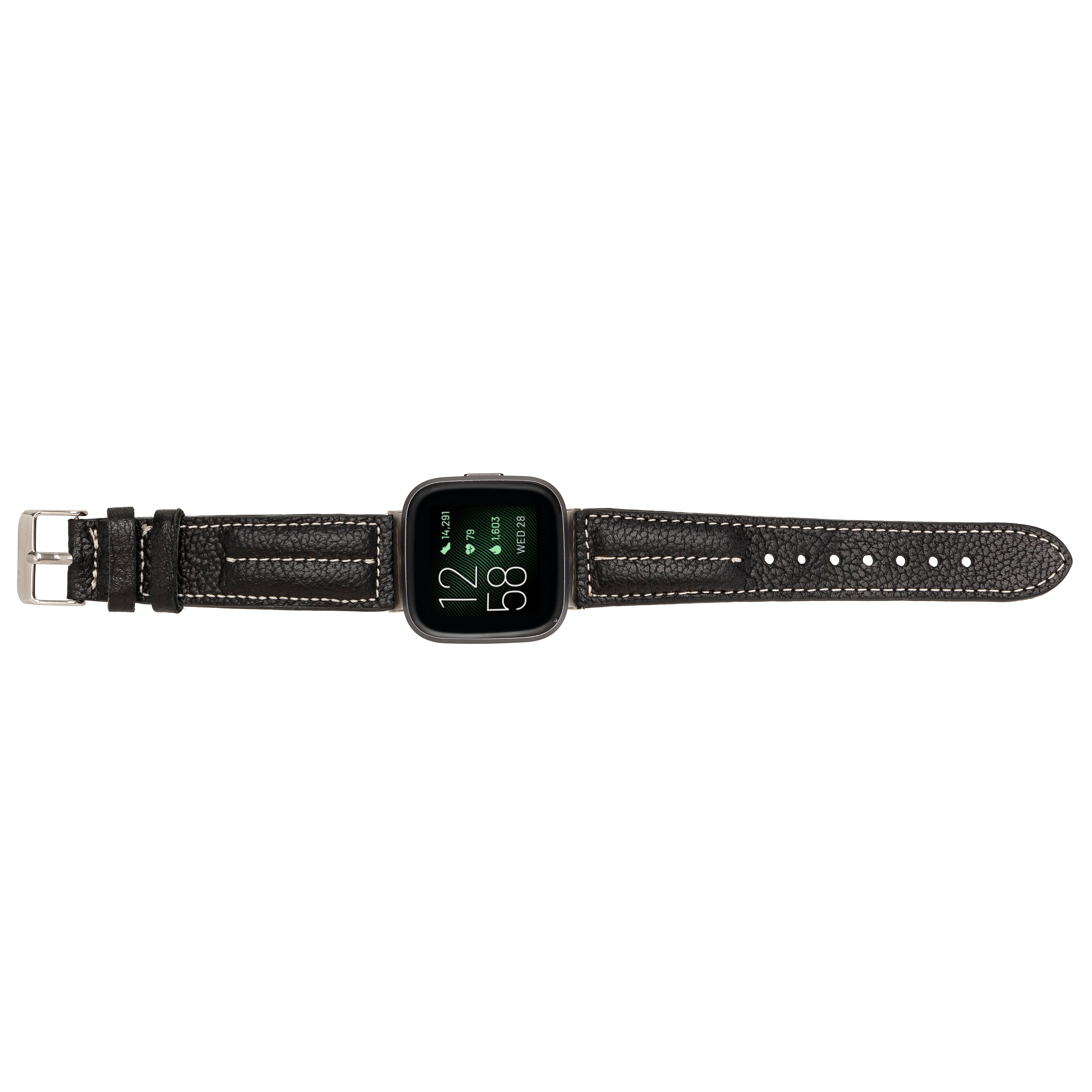 Double Stitched Style Leather Apple Watch Bands