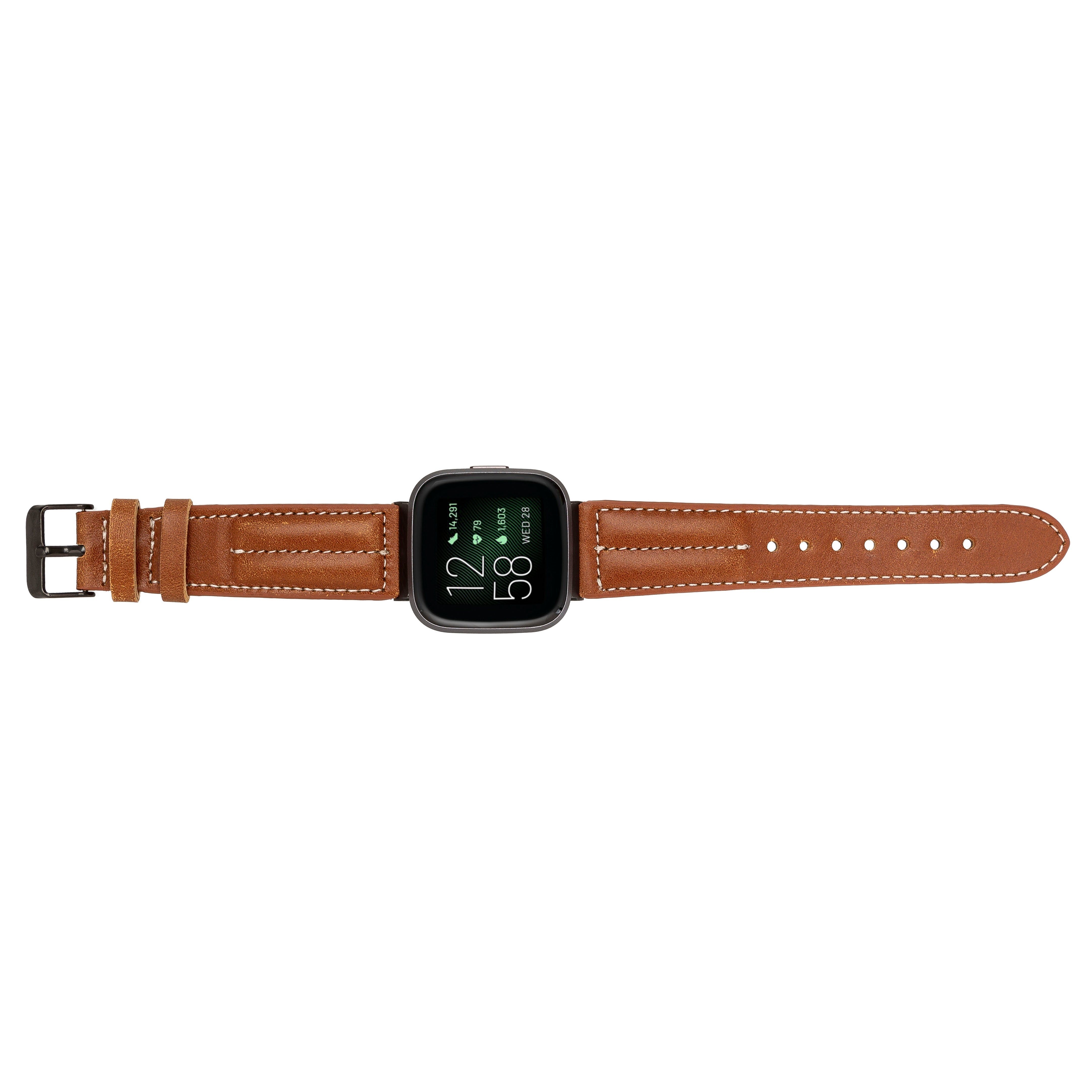 Double Stitched Style Leather Apple Watch Bands