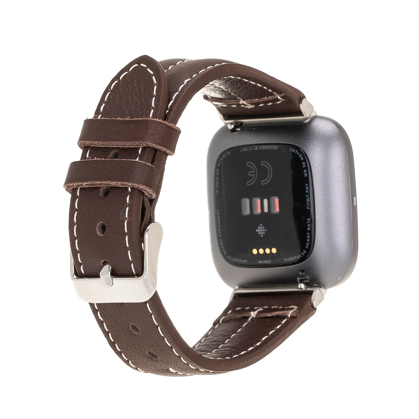 Double Stitched Style Leather Apple Watch Bands
