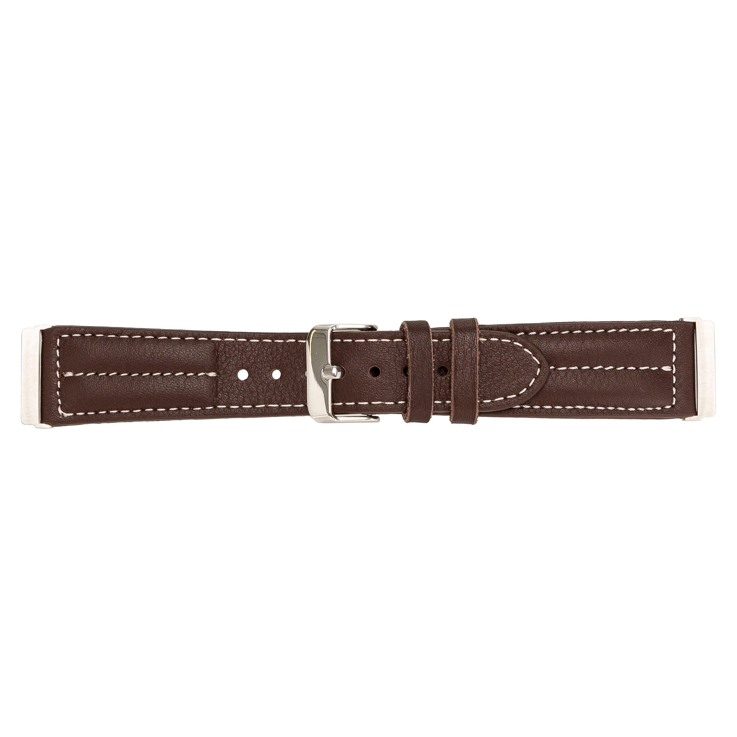 Double Stitched Style Leather Apple Watch Bands