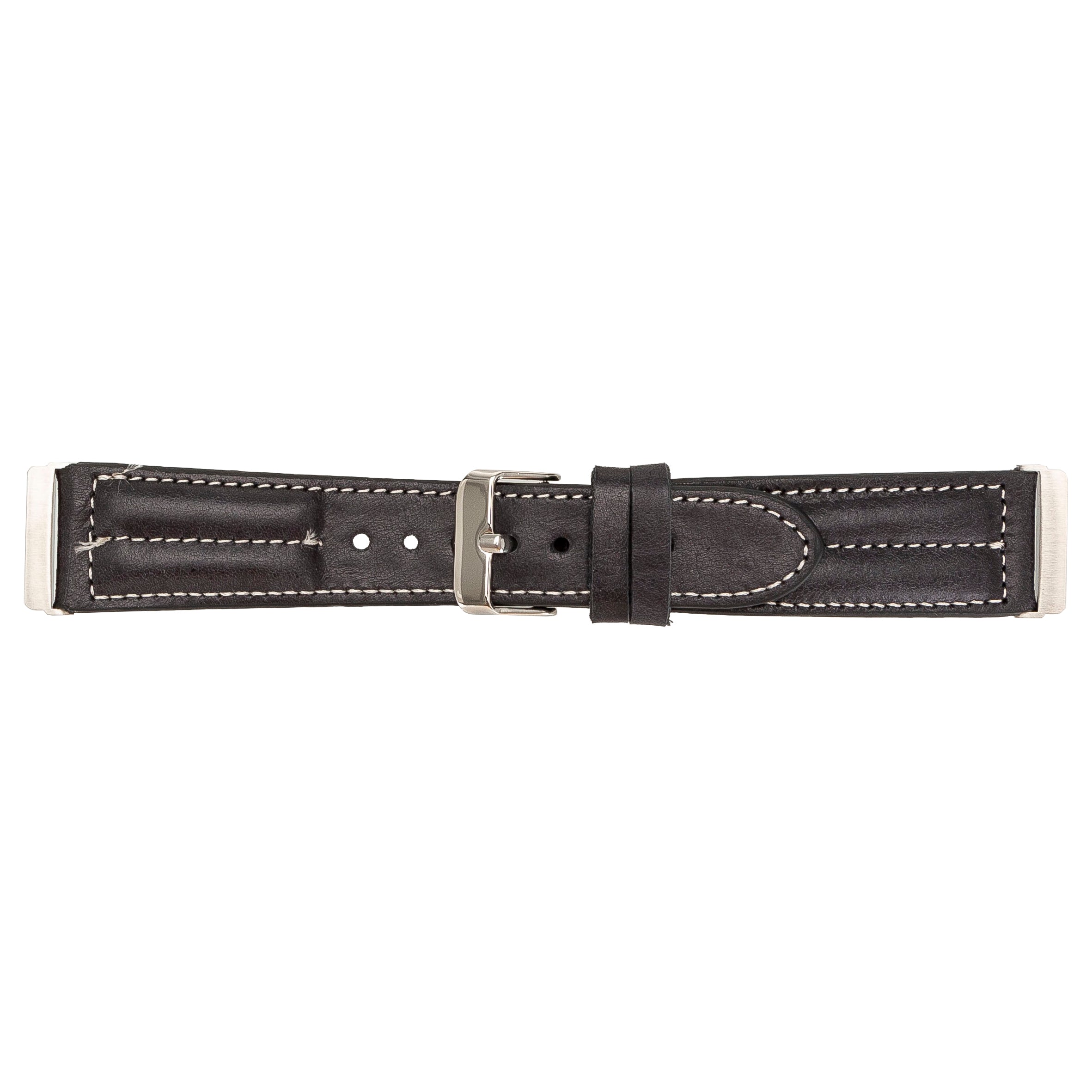 Double Stitched Style Leather Apple Watch Bands