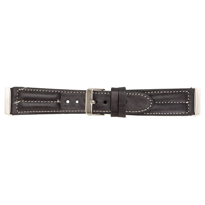 Double Stitched Style Leather Apple Watch Bands