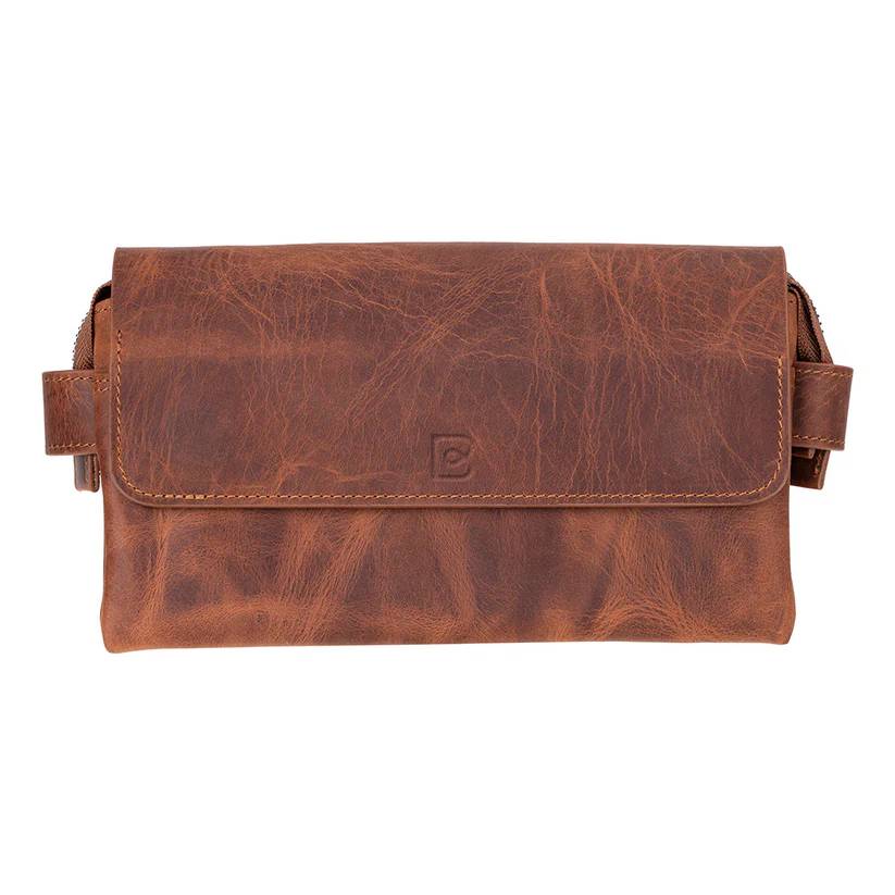 Ponny Leather Clutch Bag