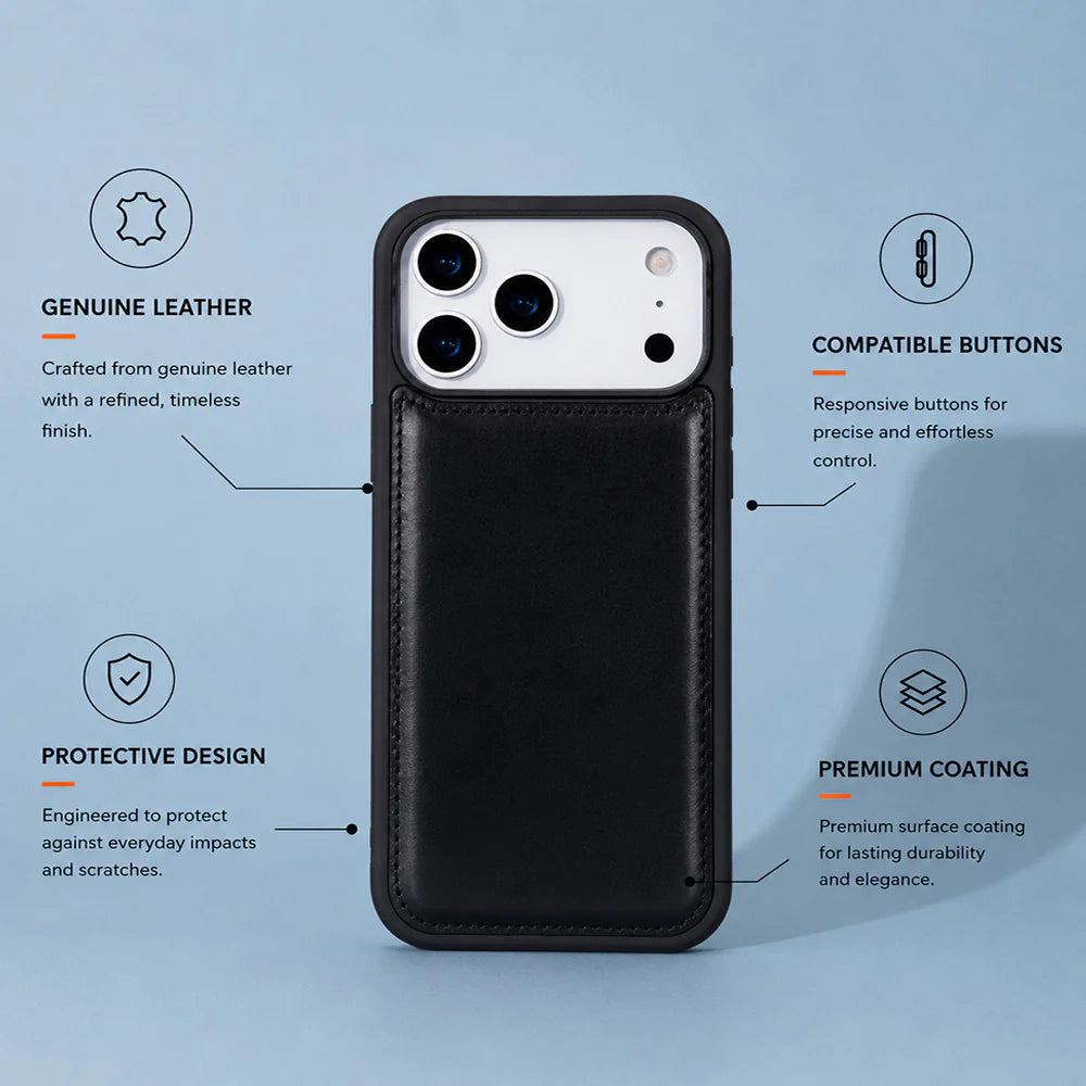 Flex Cover iPhone 17 Pro Max Leather Case