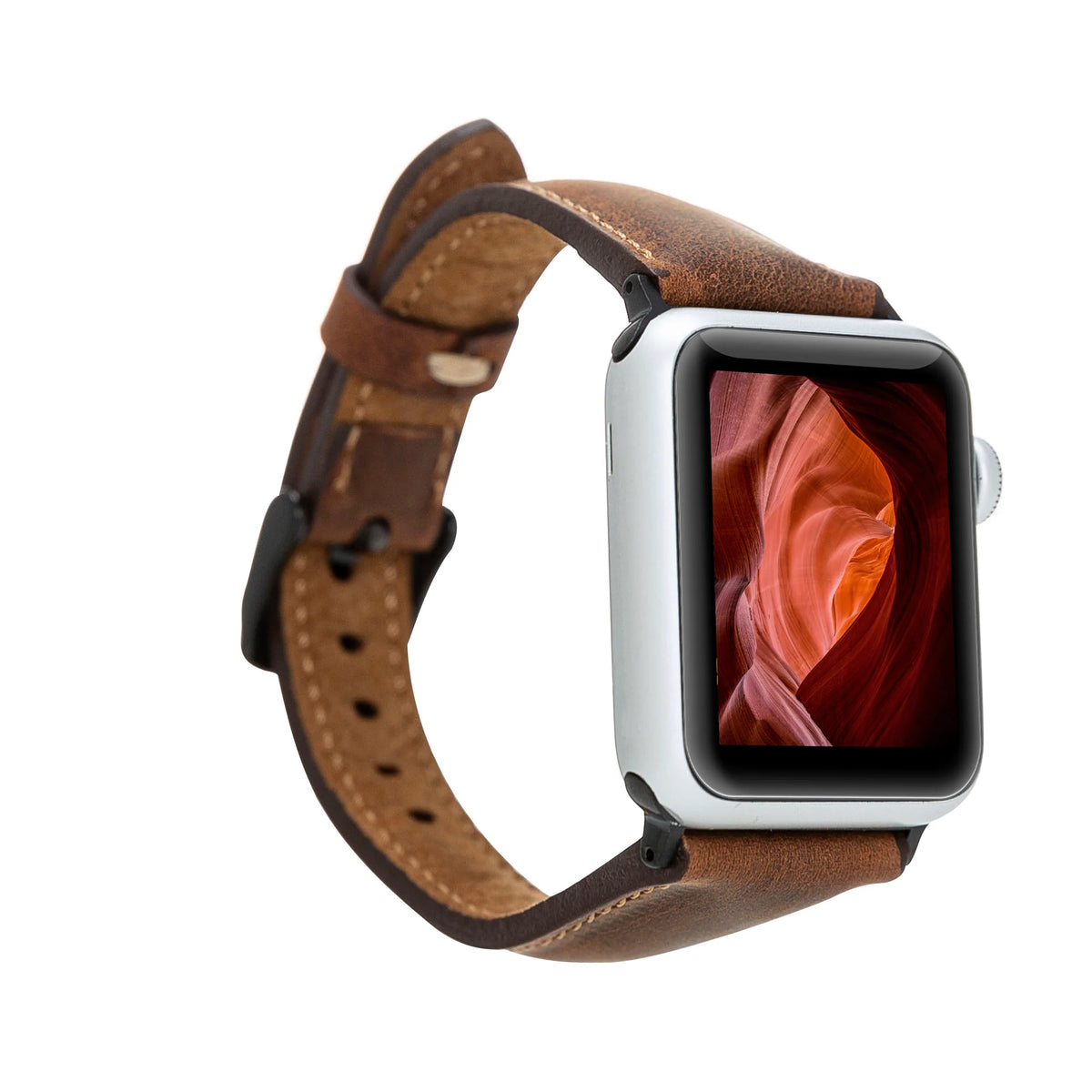 Classic Slim Style Genuine Leather Apple Watch Band