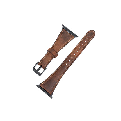 Classic Slim Style Genuine Leather Apple Watch Band