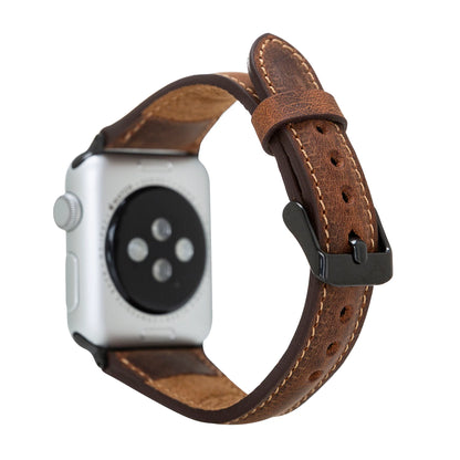 Classic Slim Style Genuine Leather Apple Watch Band
