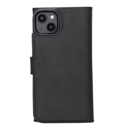 Santa iPhone 14 Plus Leather Detachable Wallet Case