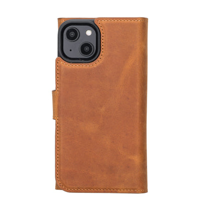 Santa iPhone 14 Leather Detachable Wallet Case