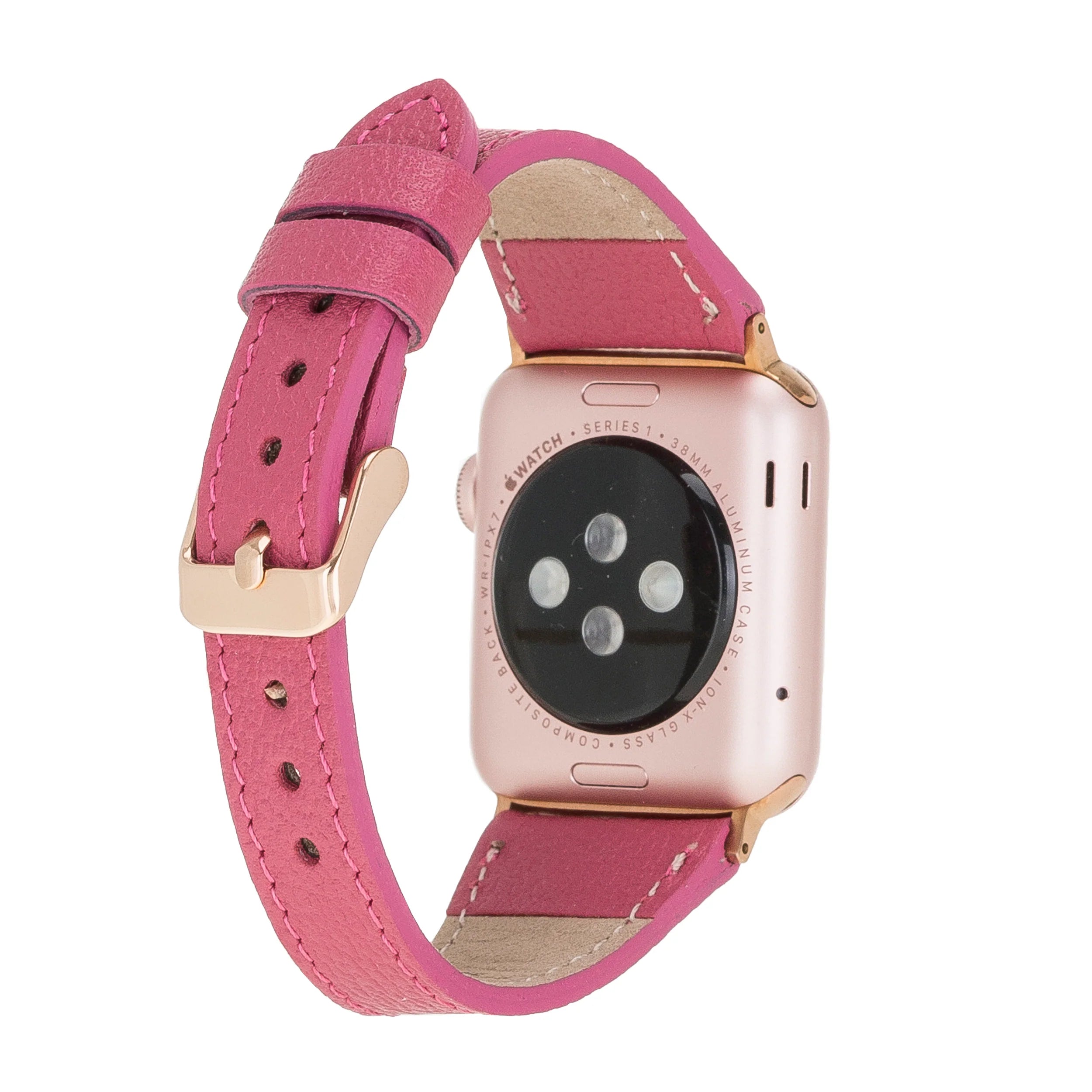 Classic Slim Style Genuine Leather Apple Watch Band