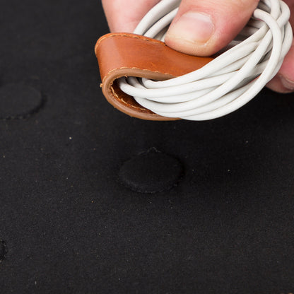 Oregon Leather Travel Cable Organizer