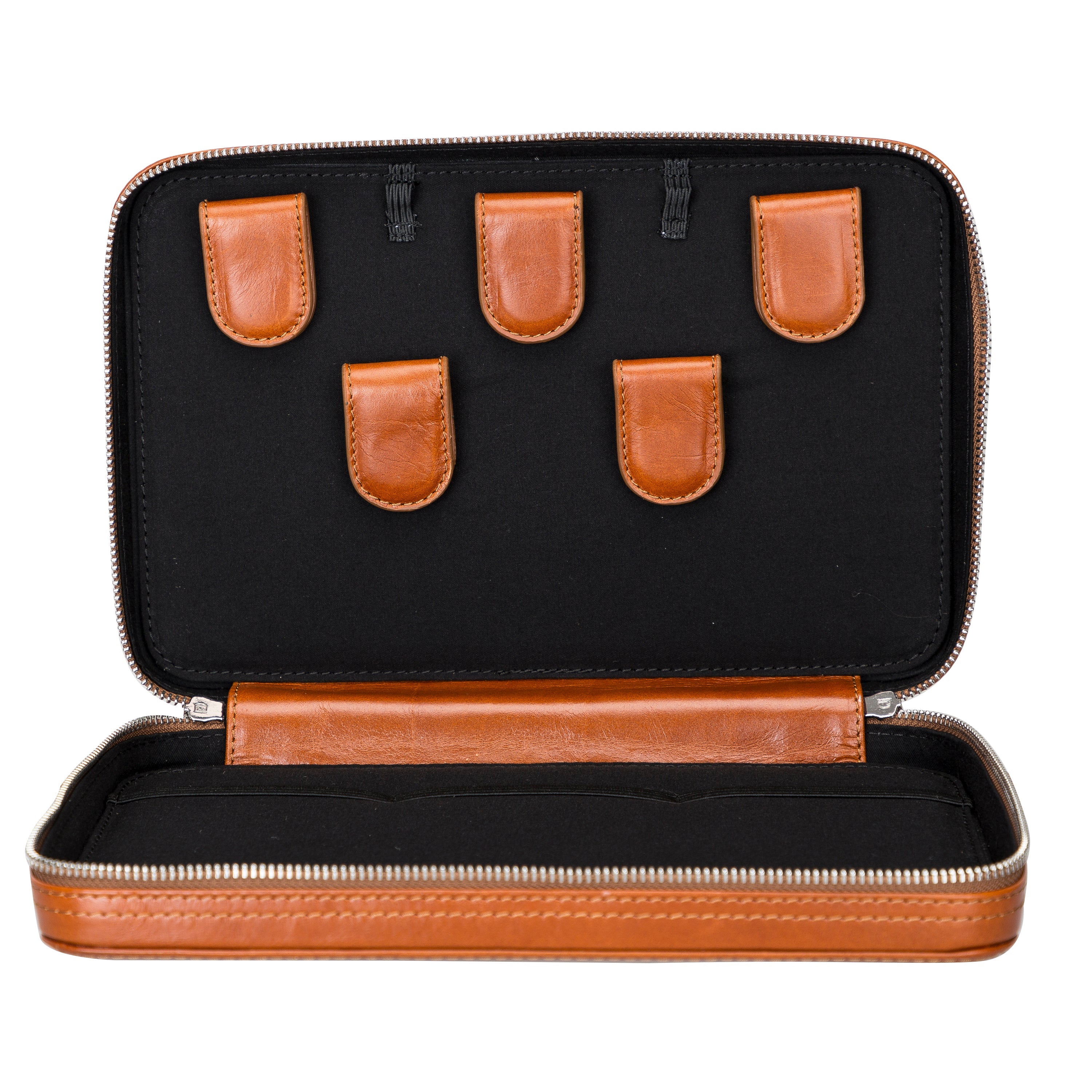 Travel Leather Cable Organizer