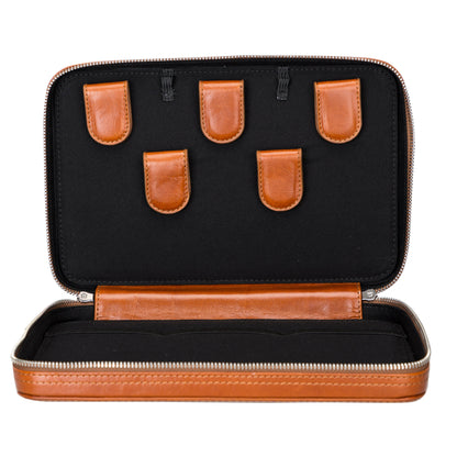 Oregon Leather Travel Cable Organizer