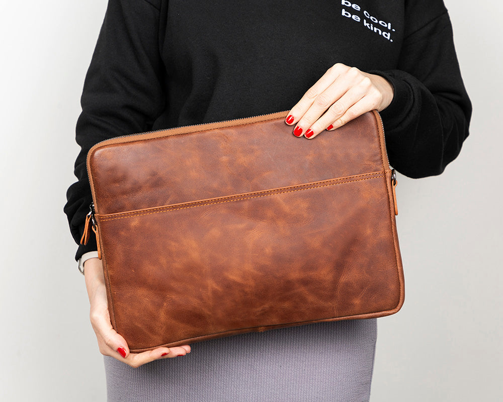 Genoa Leather Laptop / Tablet Sleeve