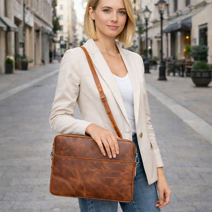Genoa Leather Laptop / Tablet Sleeve