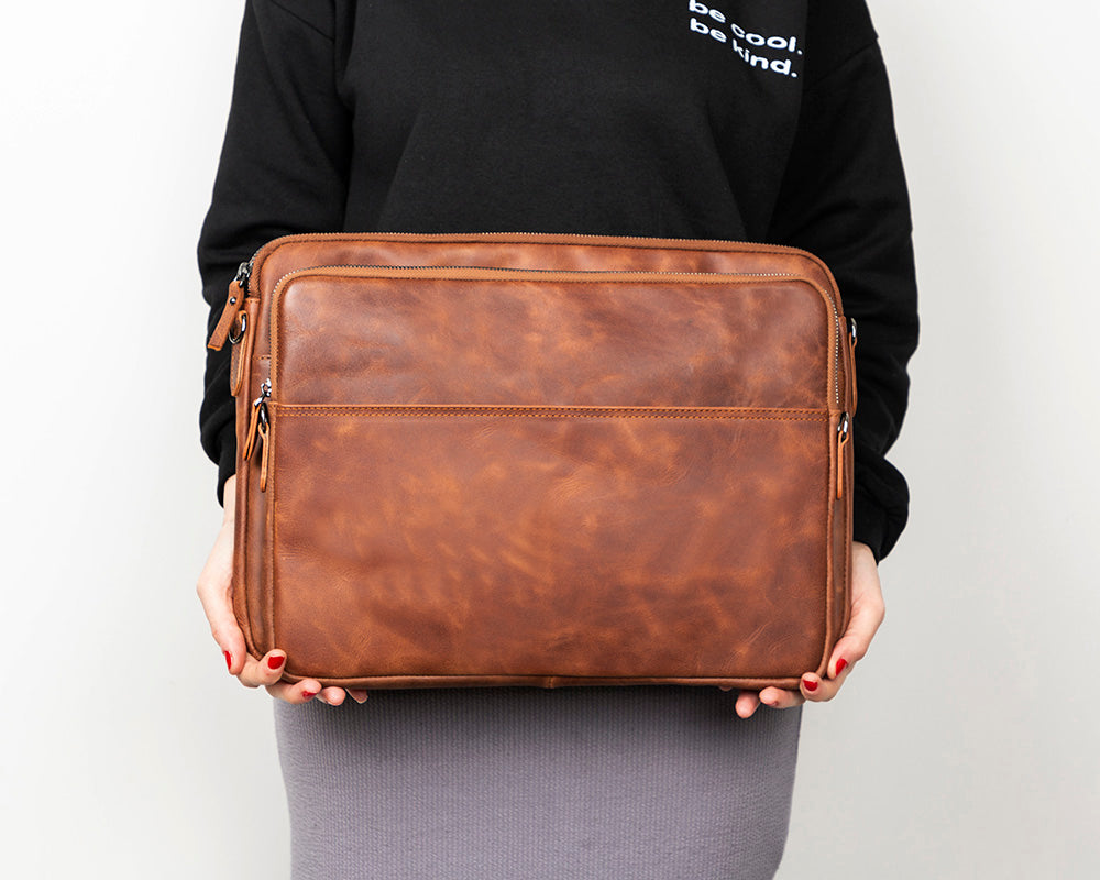 Genoa Leather Laptop / Tablet Sleeve