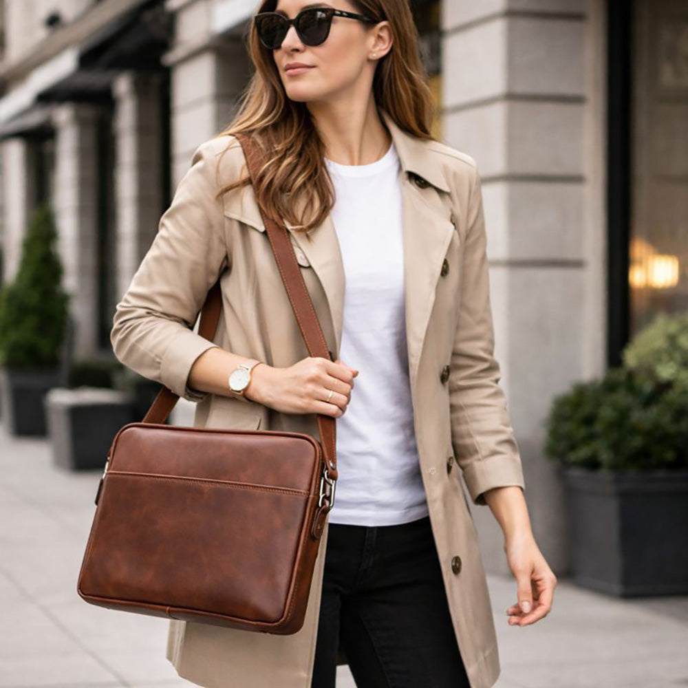 Genoa Leather Laptop / Tablet Sleeve