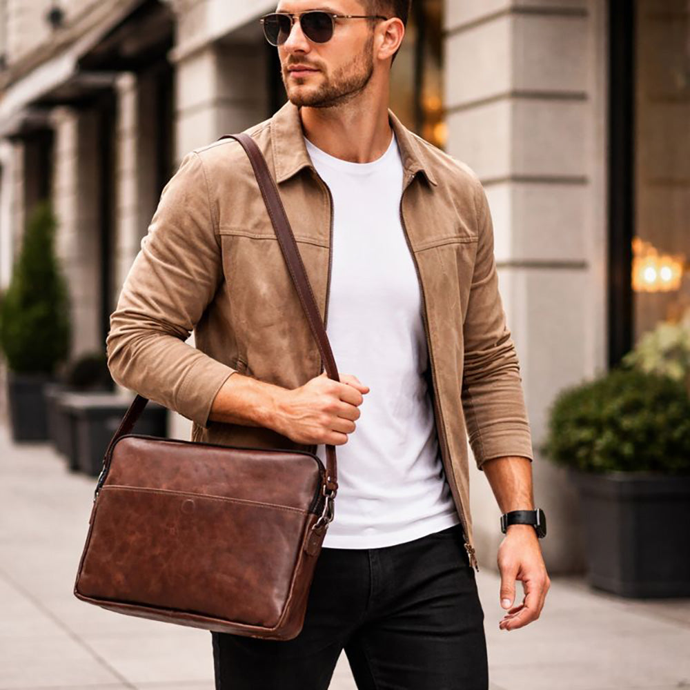 Genoa Leather Laptop / Tablet Sleeve