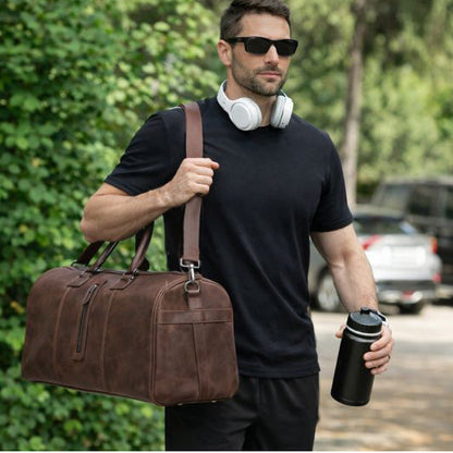 Aurora Leather Weekend Duffle Bag