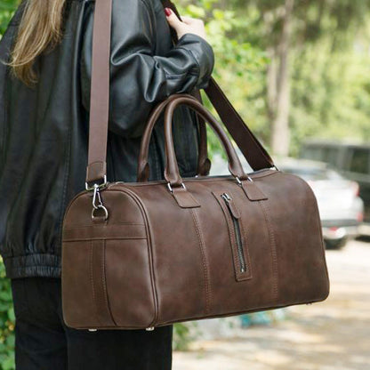Aurora Leather Weekend Duffle Bag