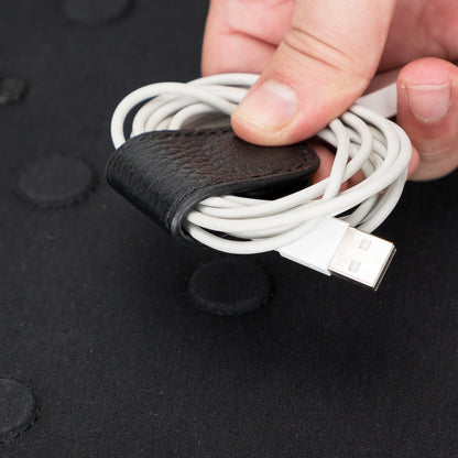 Oregon Leather Travel Cable Organizer