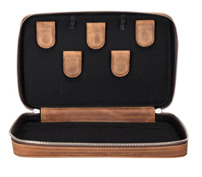 Oregon Leather Travel Cable Organizer