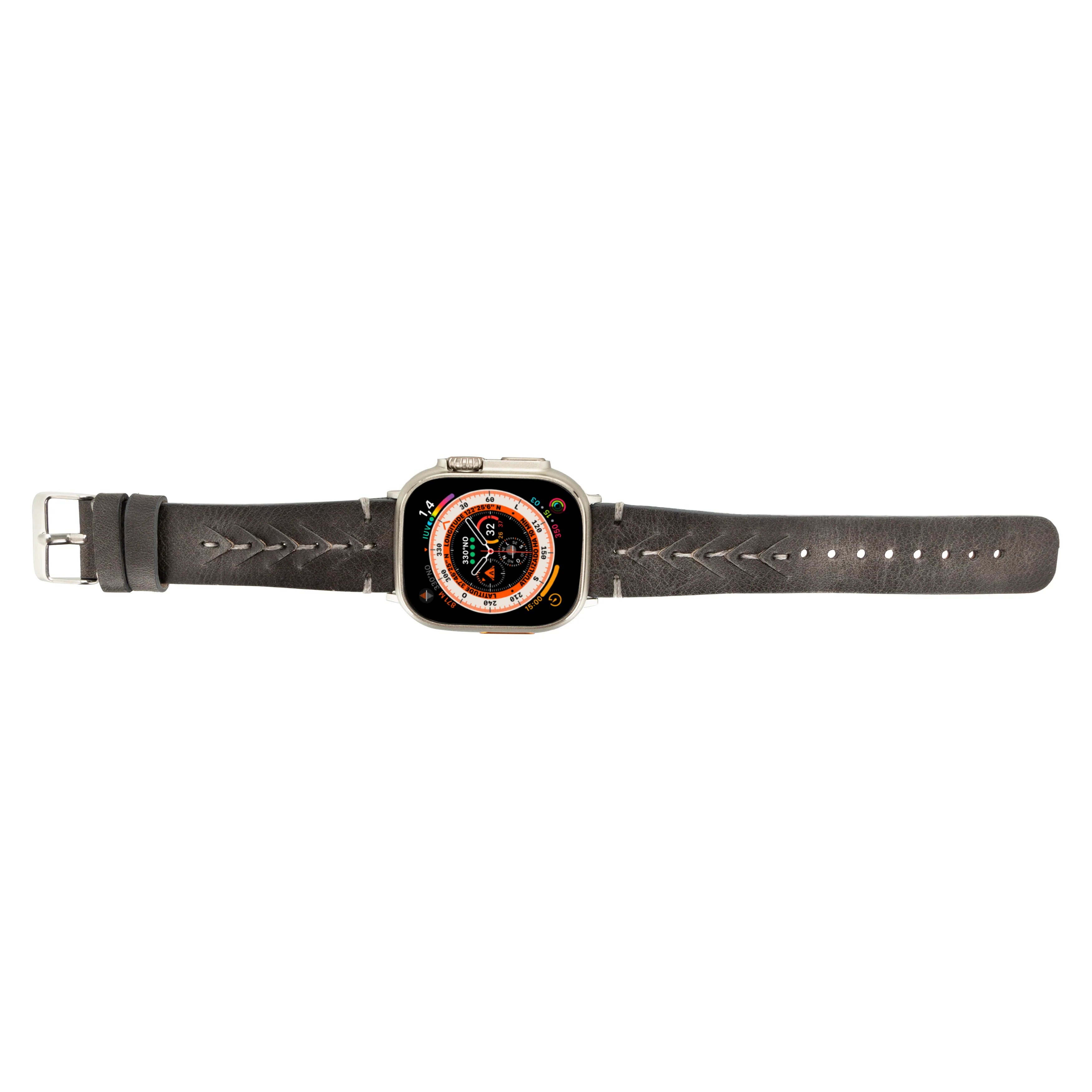 Mohawk Style Genuine Leather Apple Watch Band