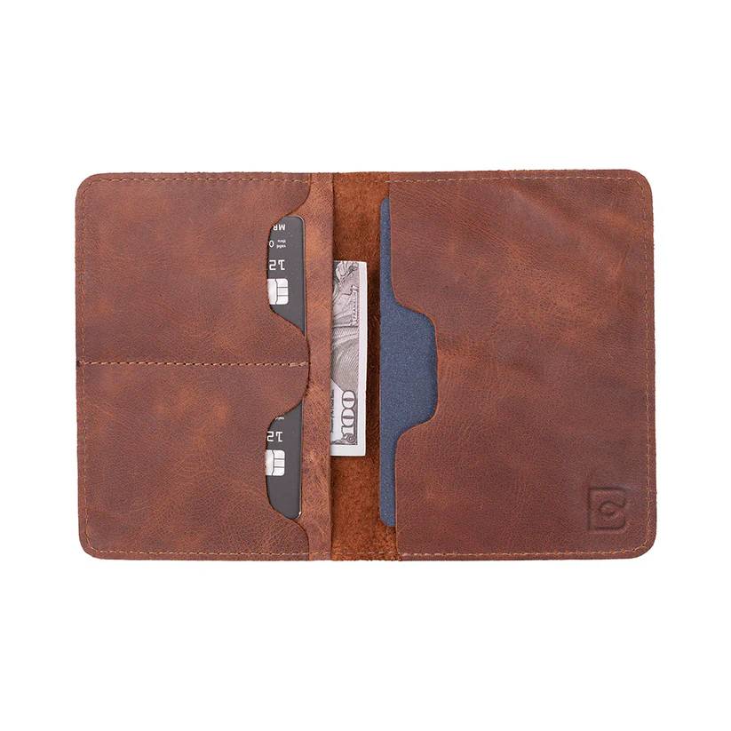 Dacia Leather Passport Wallet