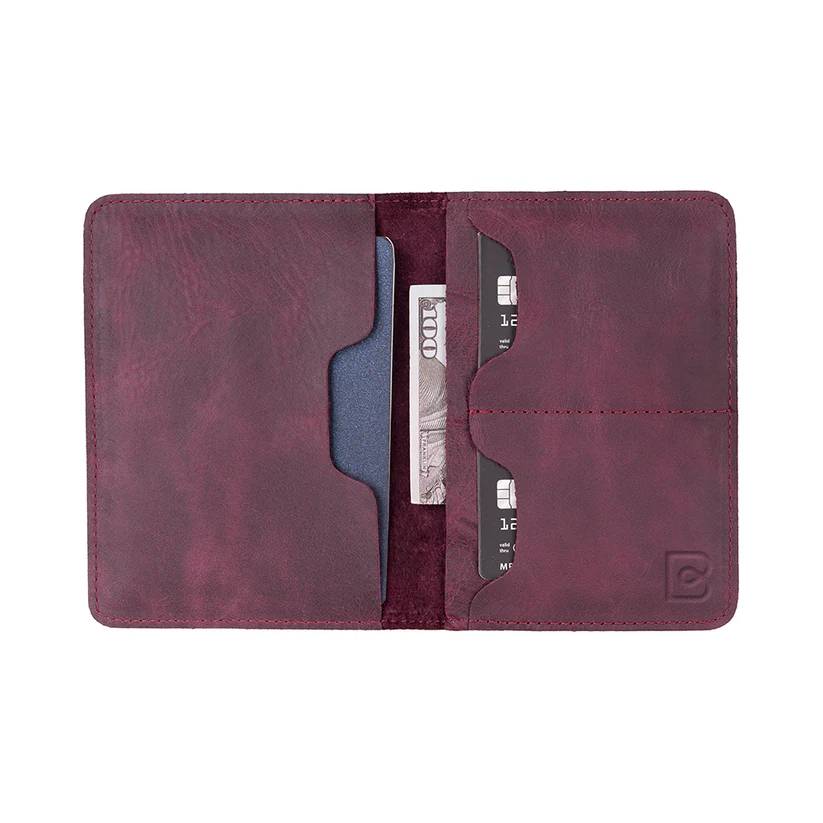 Dacia Leather Passport Wallet