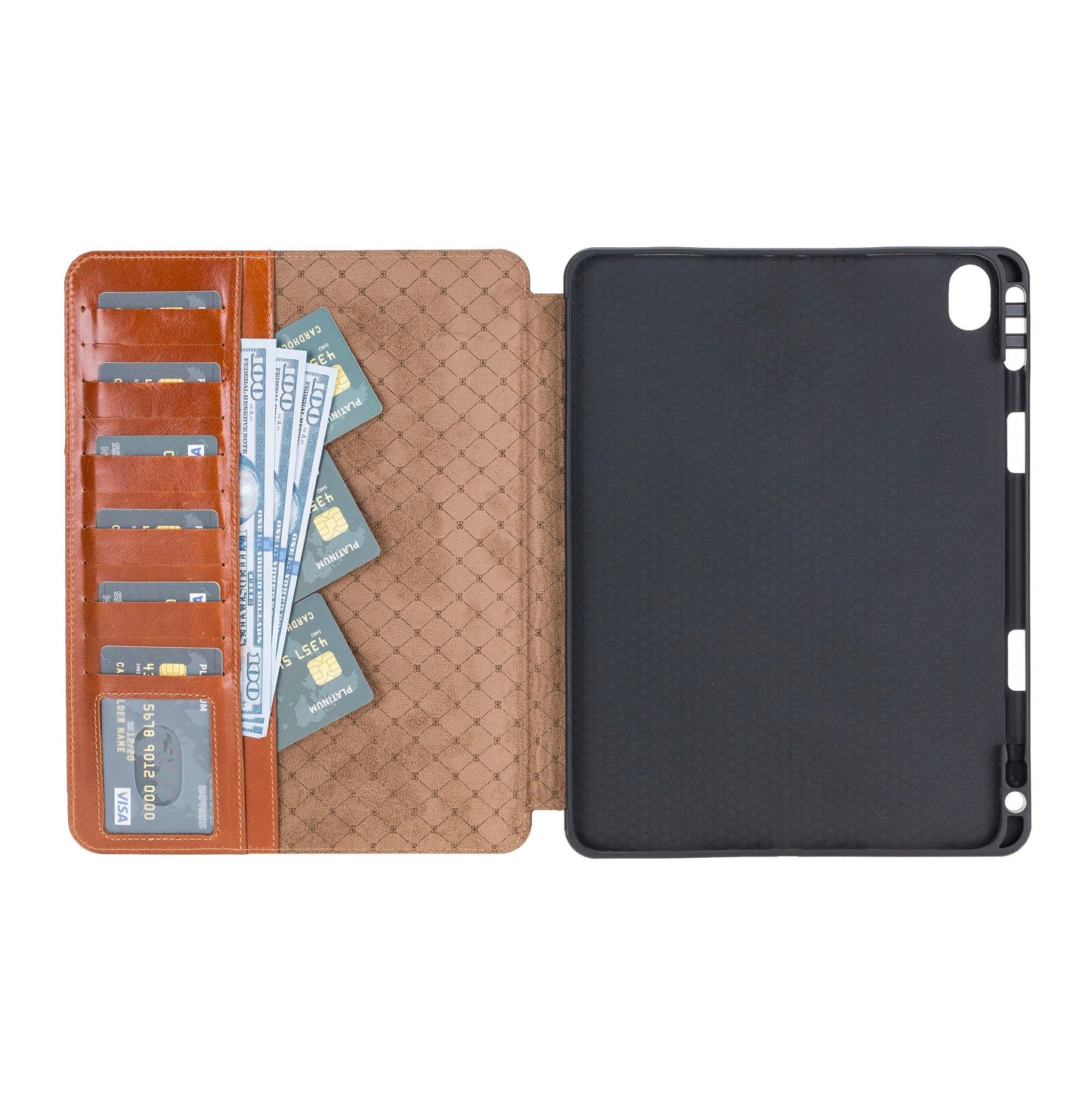 Eto iPad Air 10.5" Genuine Leather Wallet Case