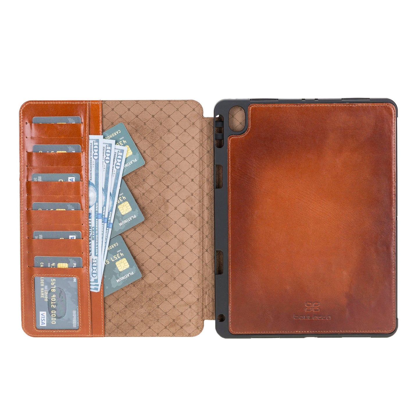 Eto iPad Air 10.9" Genuine Leather Wallet Case