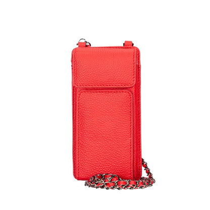 Bianca Leather Crossbody Bag with Phones Case