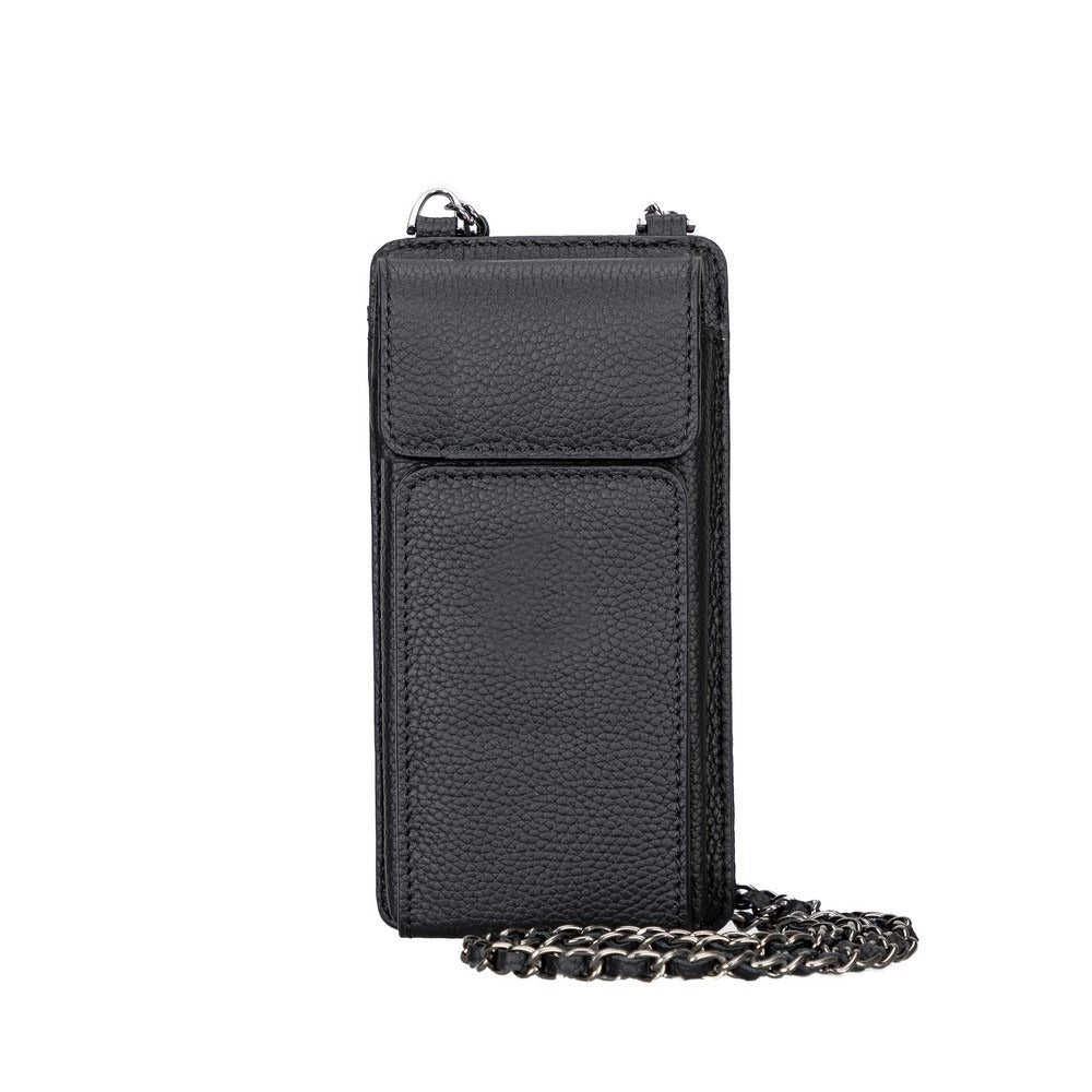 Bianca Leather Crossbody Bag with Phones Case