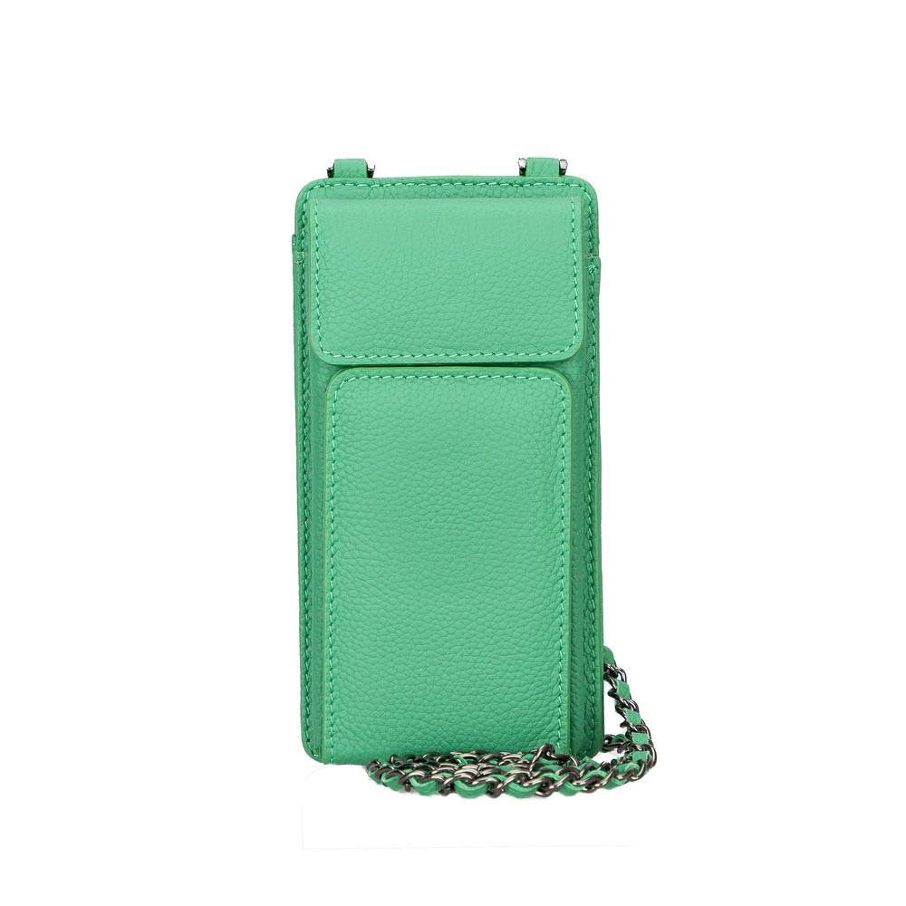 Bianca Leather Crossbody Bag with Phones Case