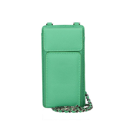 Bianca Leather Crossbody Bag with Phones Case