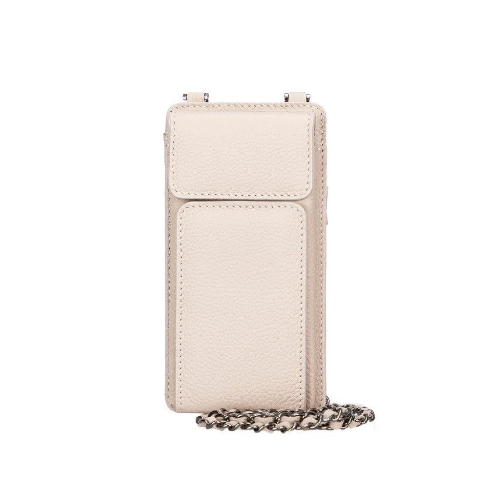 Bianca Leather Crossbody Bag with Phones Case