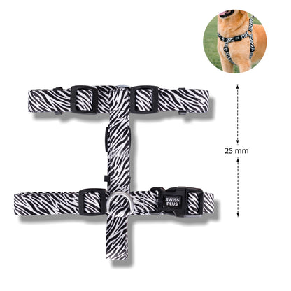 Patterned Recycled H-Type Harness