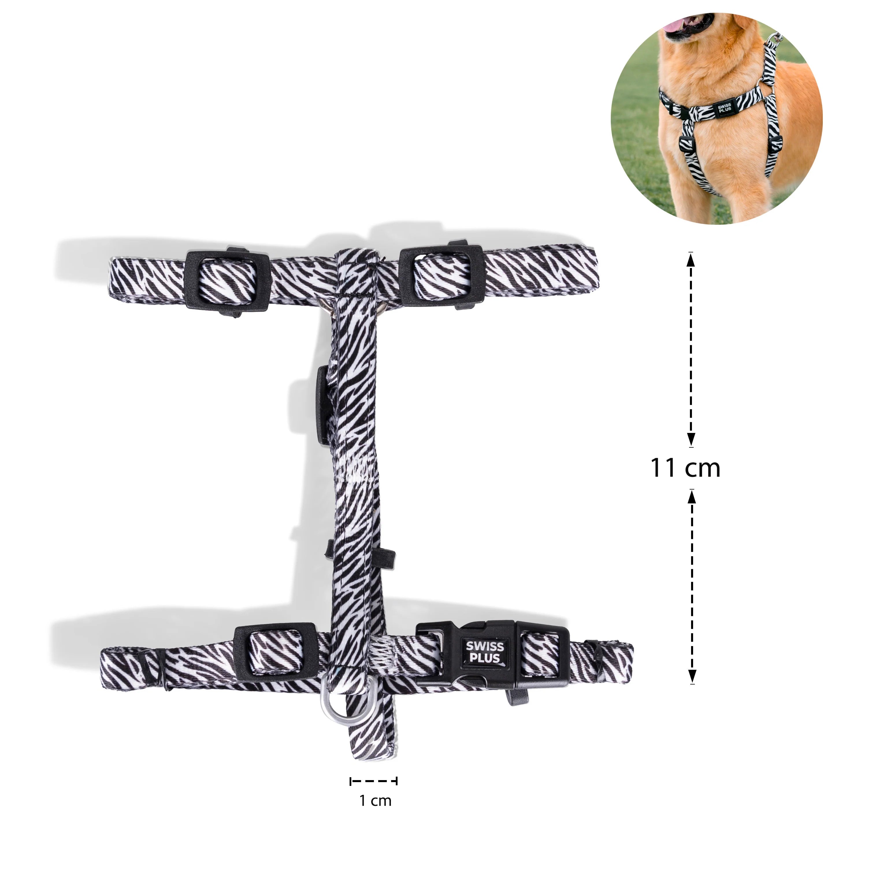 Patterned Recycled H-Type Harness